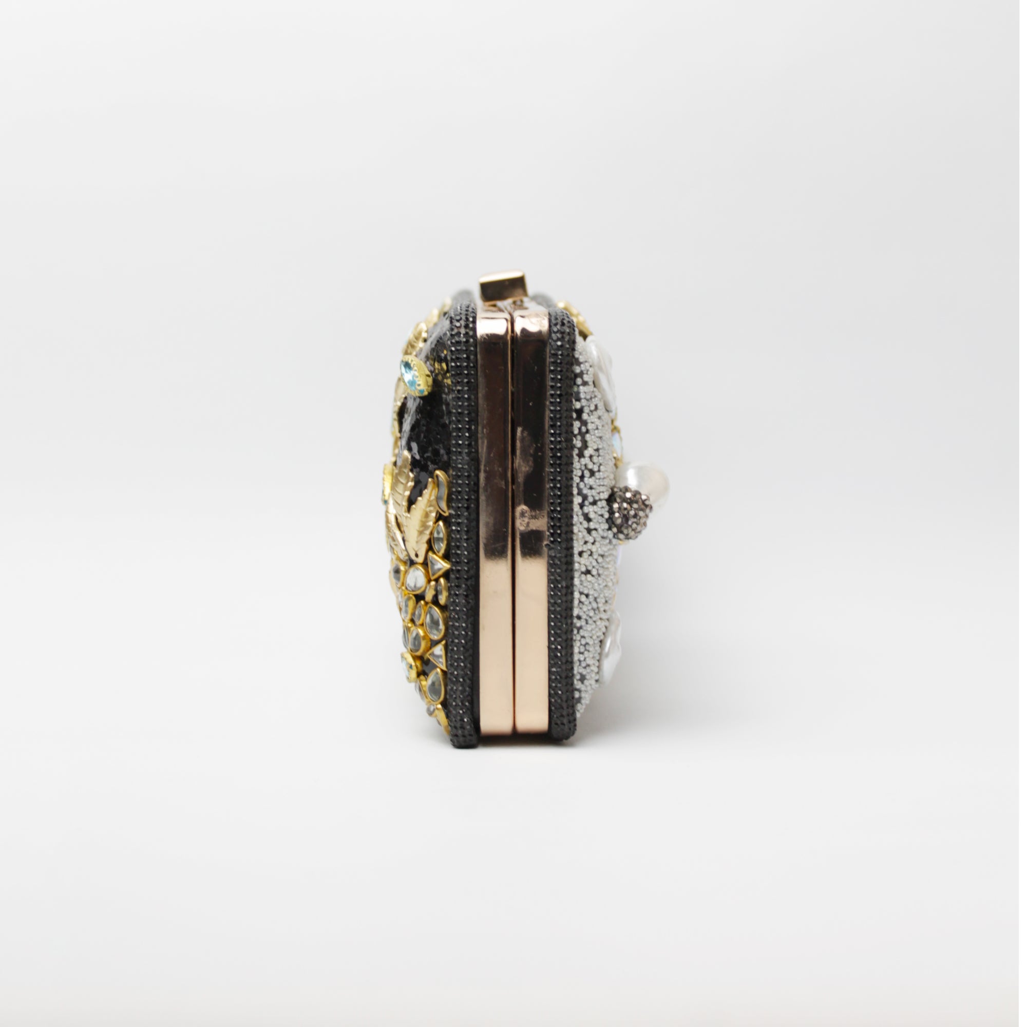 Silver Sunburst Clutch