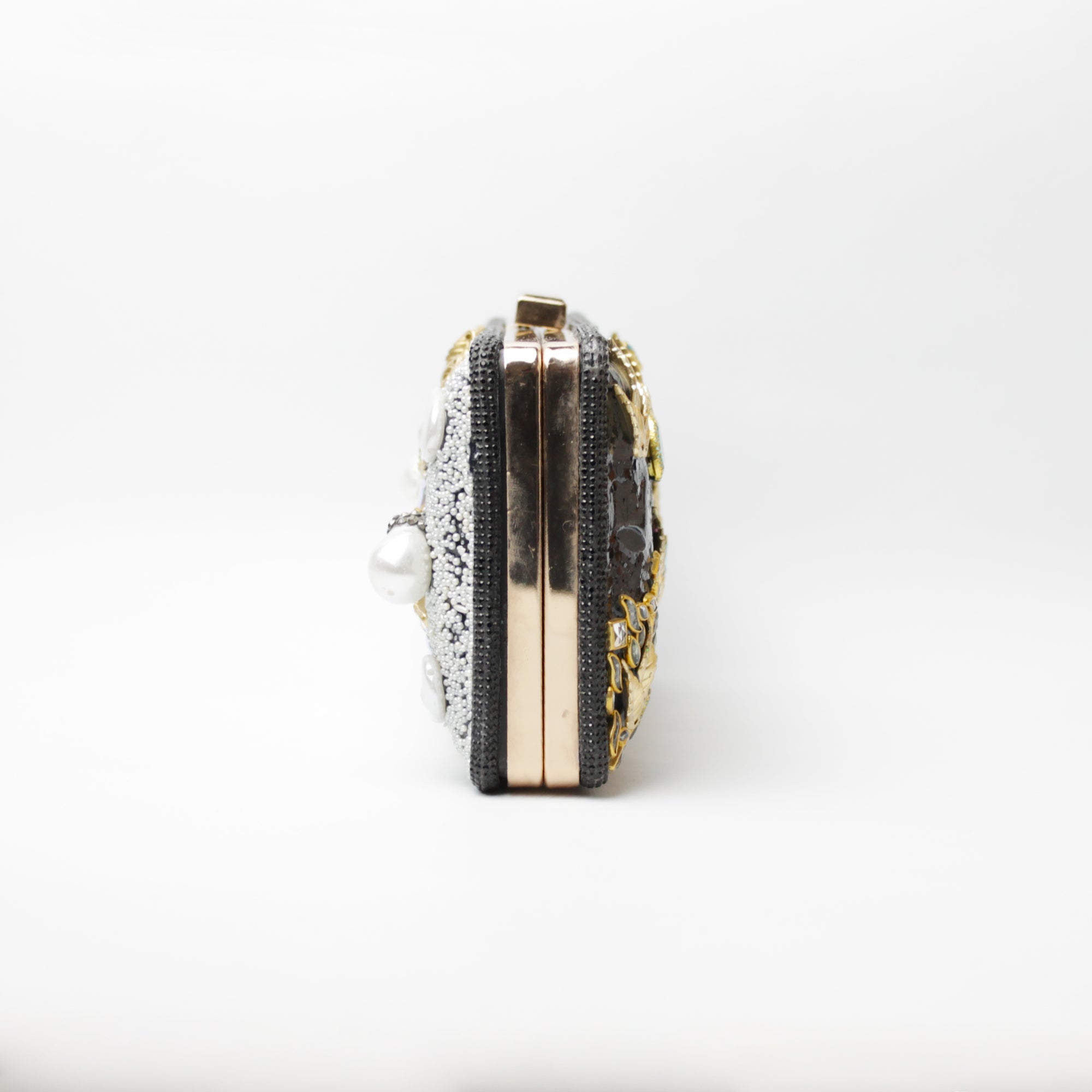 Silver Sunburst Clutch